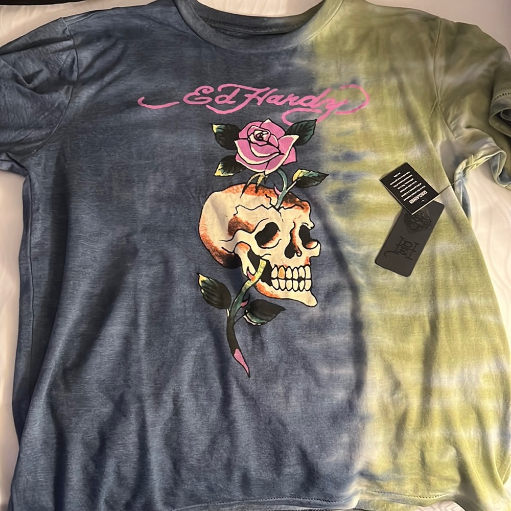Ed Hardy Tye Dye T-Shirt